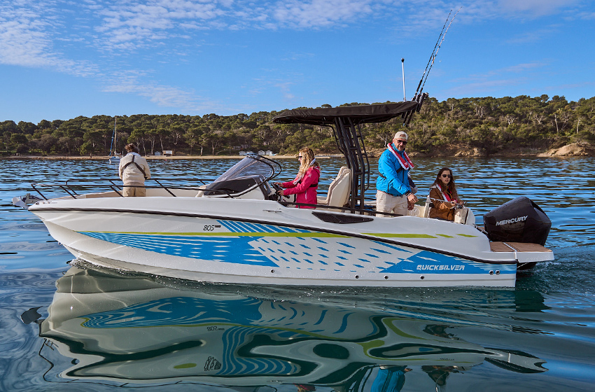 White hull with special Fishing edition hull wrap